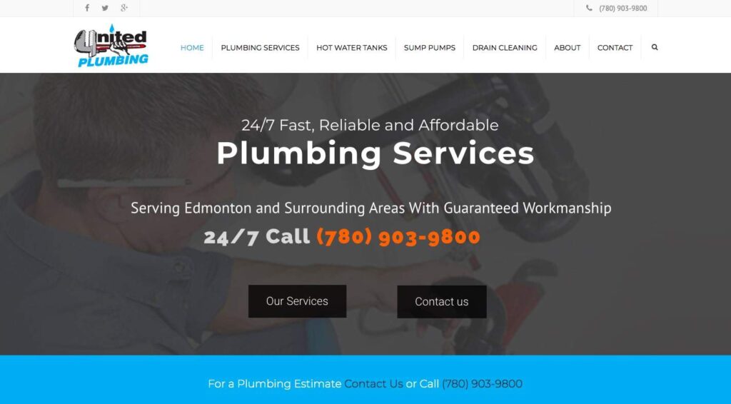 United Plumbing Ltd's Homepage