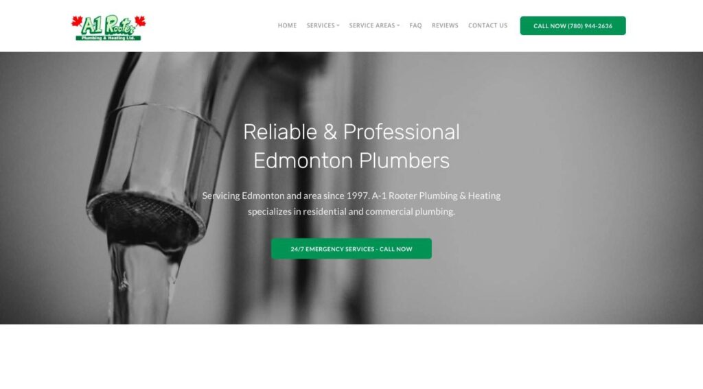 A-1 Rooter Plumbing & Heating Ltd's Homepage