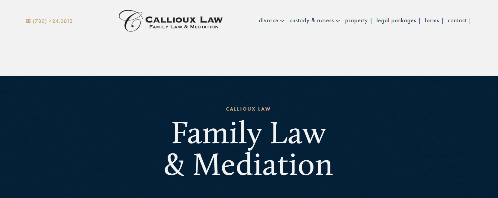 Callioux Family Law & Mediation's Homepage