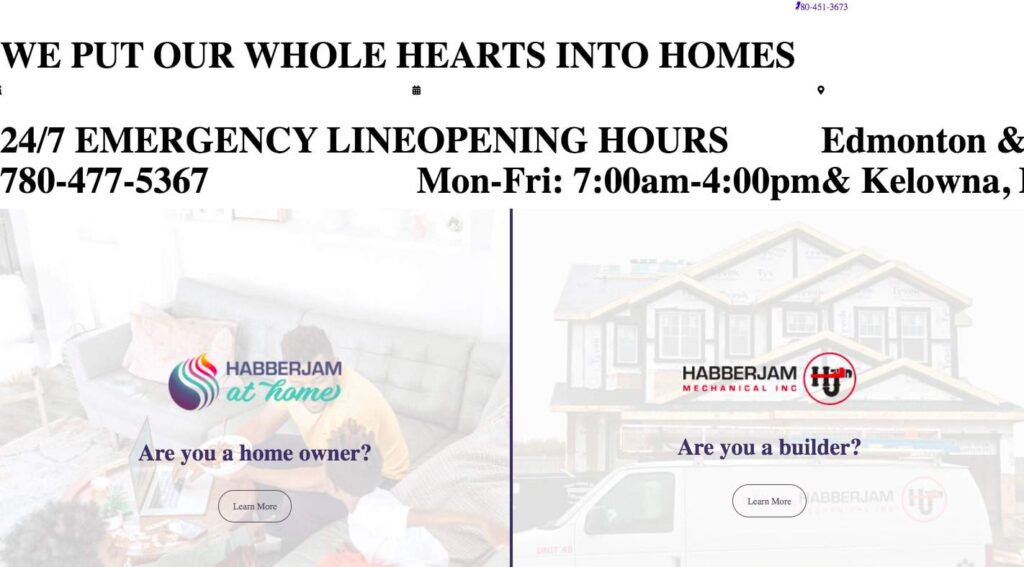 Habberjam Mechanical Inc.'s Homepage