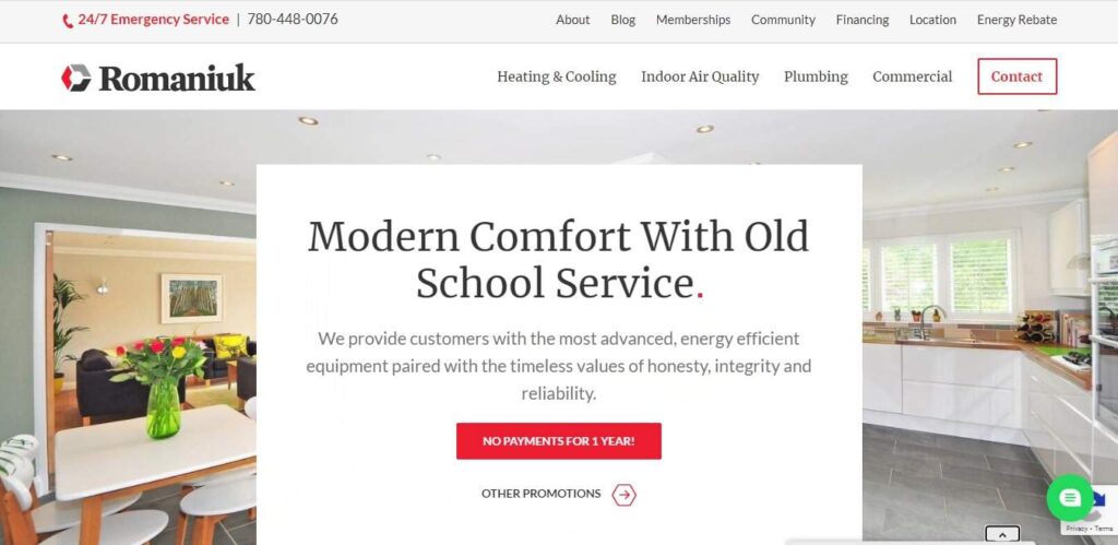 Romaniuk Heating and Air Conditioning's Homepage