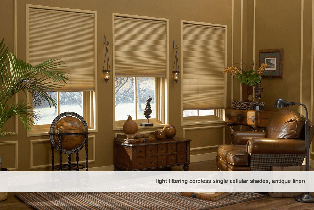 Windowsandgarden Custom Cordless Single Cell Shades