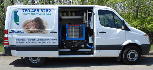 Mighty Cleaning Carpet Care's Vehicle