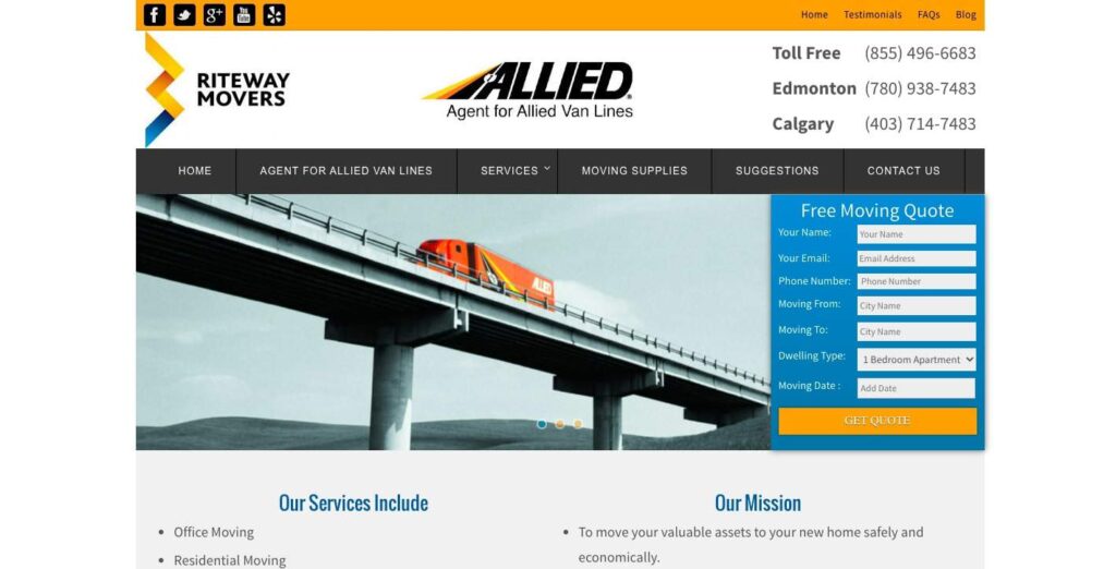Riteway Moving and Storage's Homepage