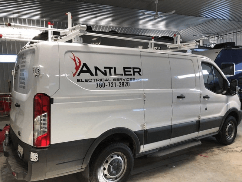 Antler Electrical Services' Vehicle
