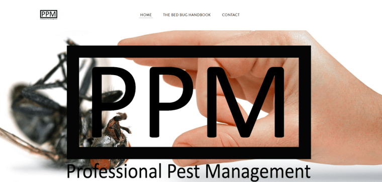 Professional Pest Management's Homepage
