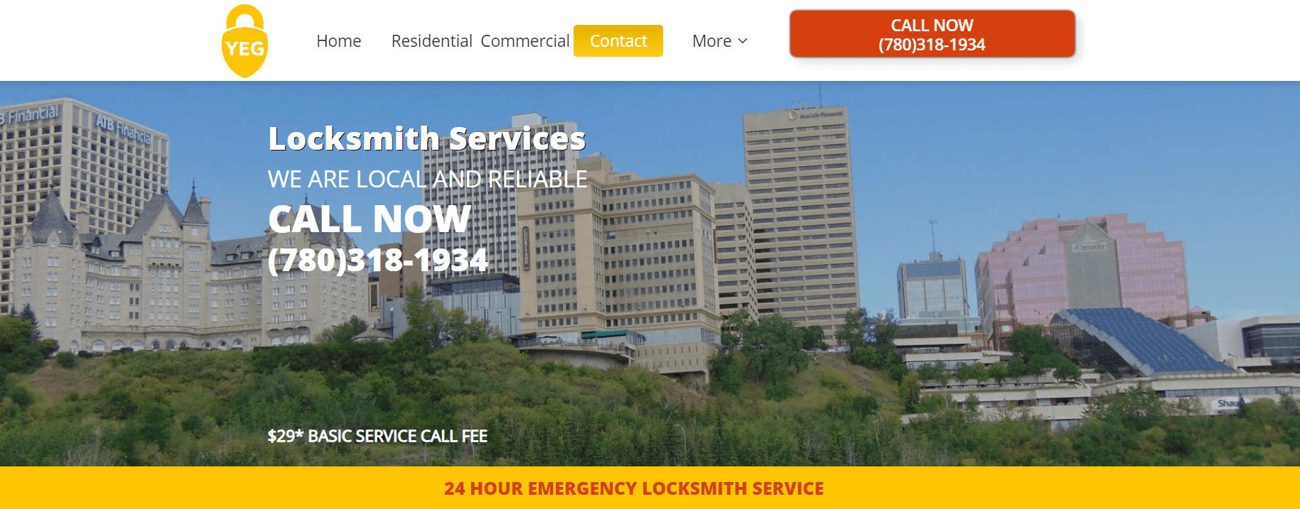 YEG Locksmith's Homepage