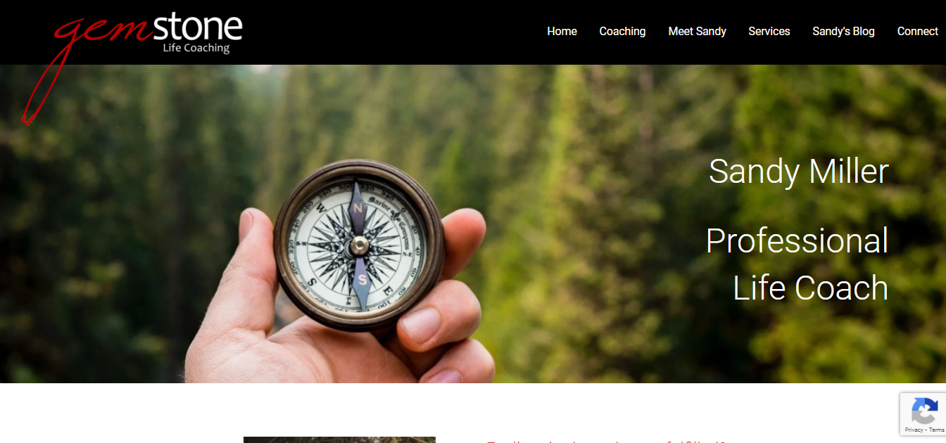 Gem Stone Life Coaching homepage