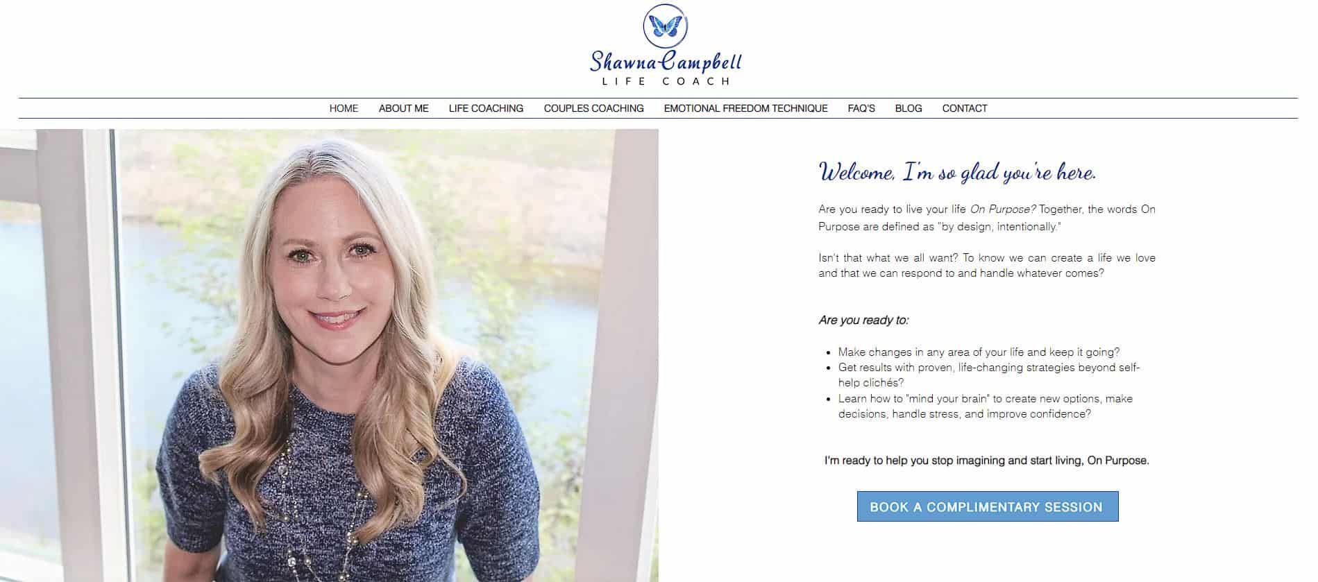 Shawna Campbell Life Coach's Homepage