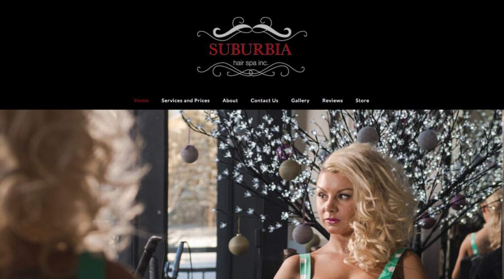 Suburbia Hair Spa's Homepage