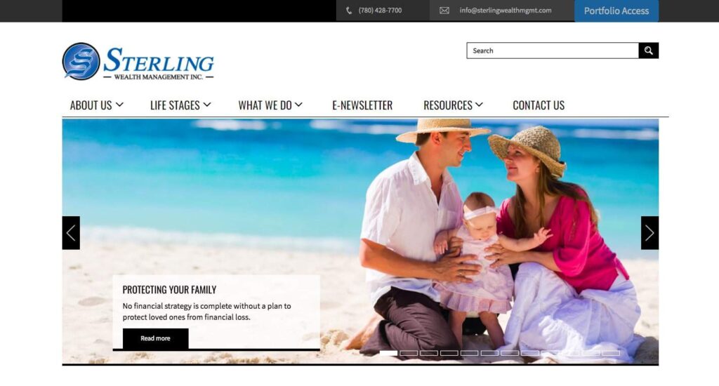 Brian and Gary Dawson of Sterling Wealth Management's Homepage
