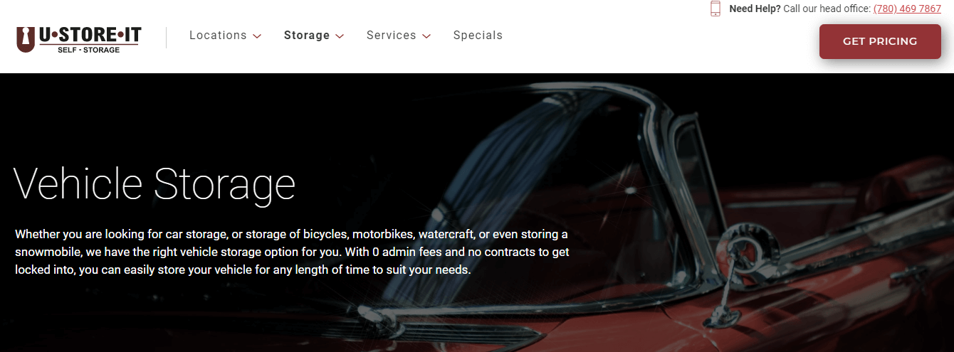 U Store It Self-Storage's Homepage