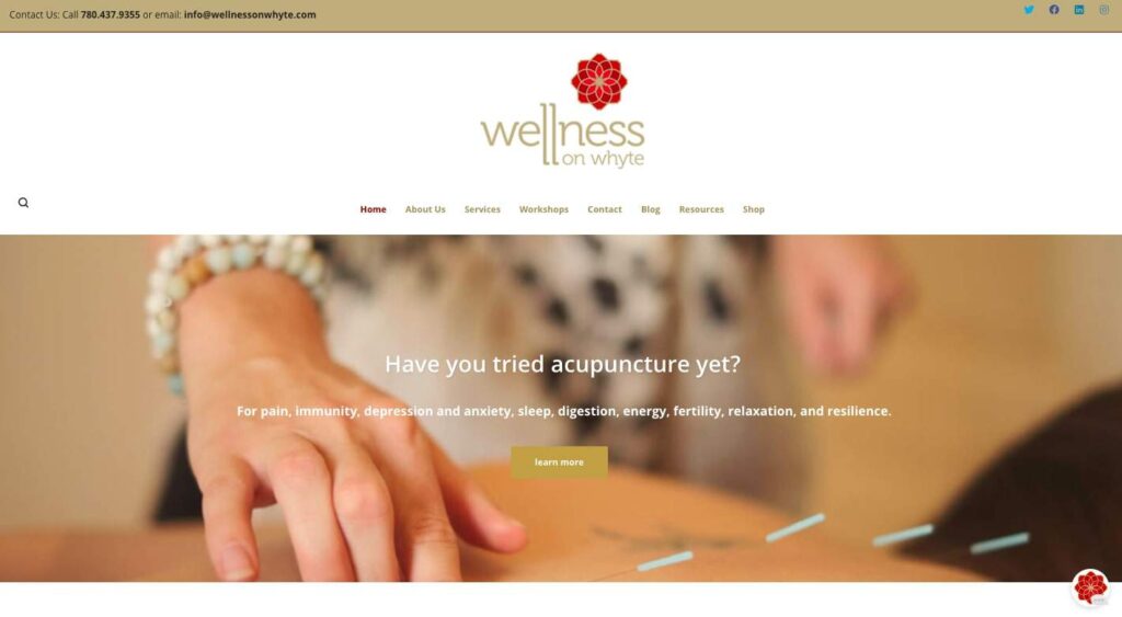 Wellness On Whyte's Homepage