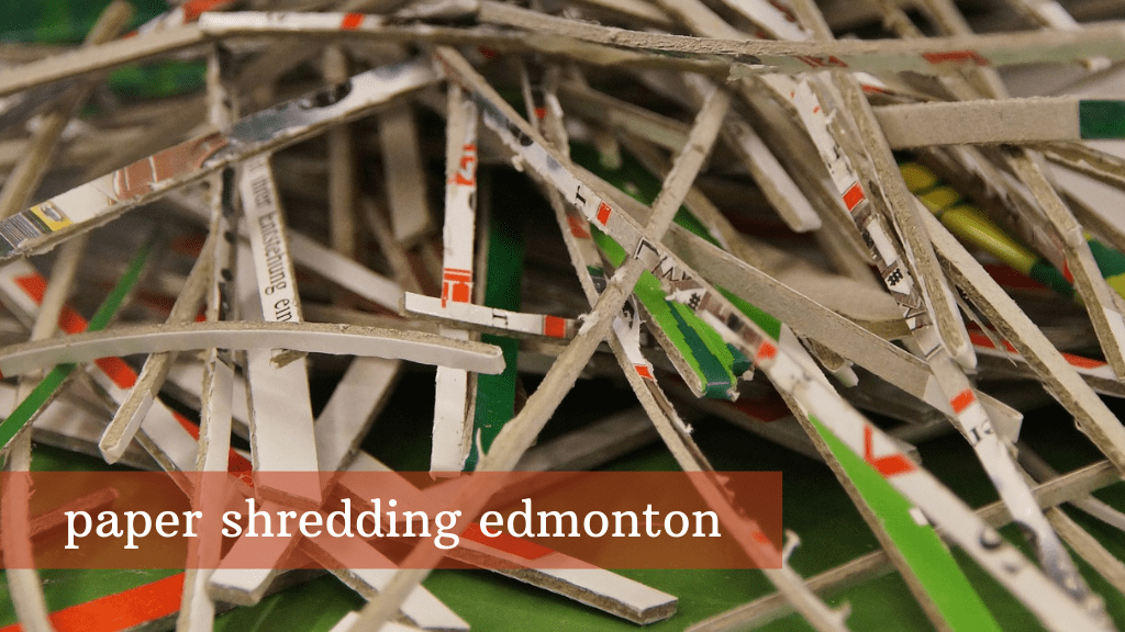 Best Paper Shredding in Edmonton