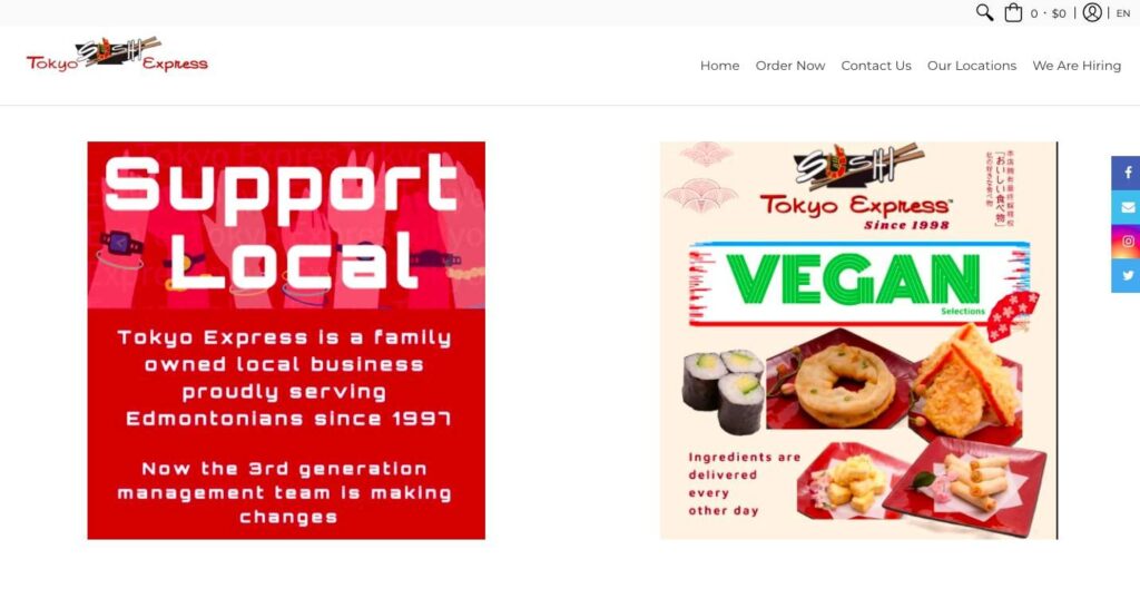 Tokyo Express' Homepage