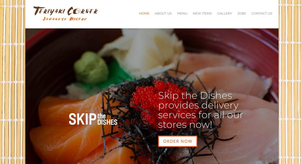Teriyaki Corner's Homepage