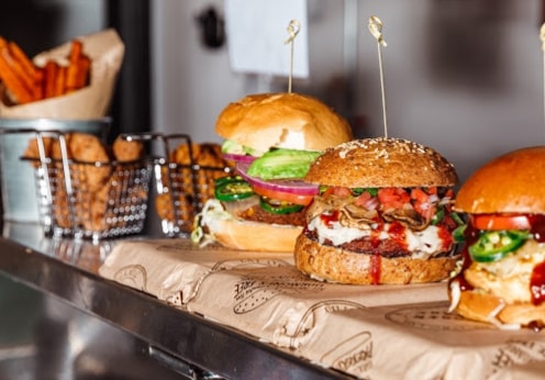 Burger Village's Burgers
