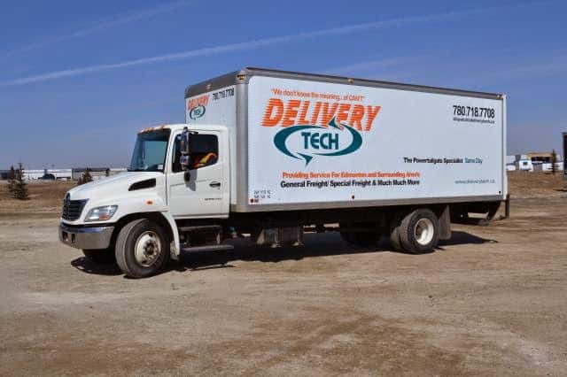 Delivery Tech Edmonton's Truck