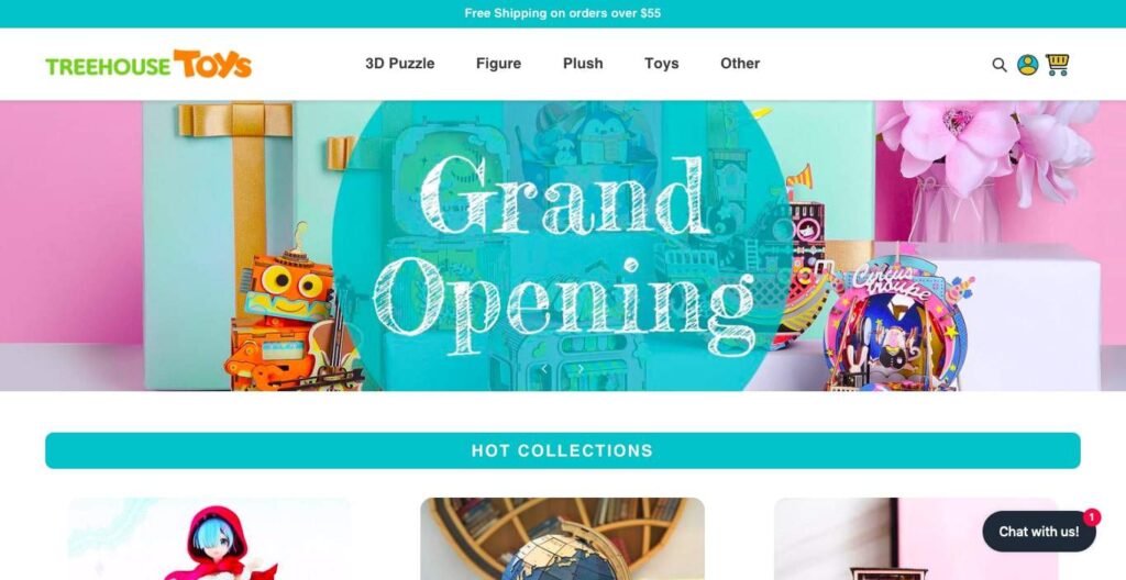 Treehouse Toys' Homepage