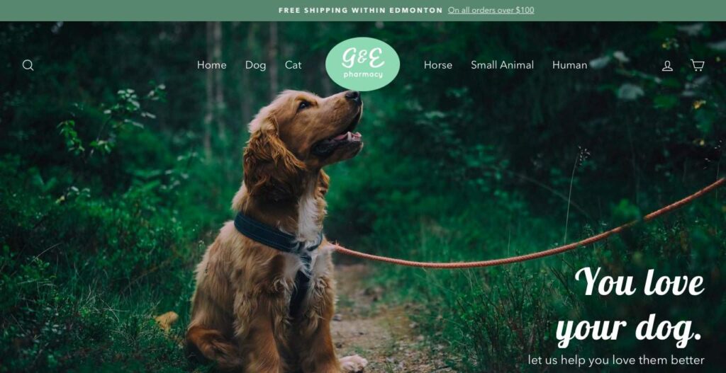 G&E Pharmacy's Homepage
