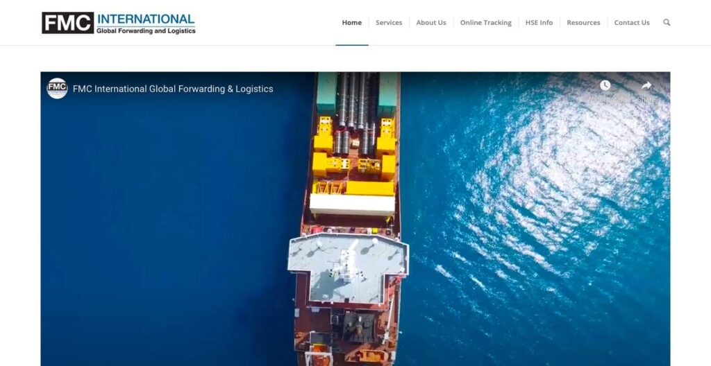 FMC International Global Forwarding and Logistics' Homepage