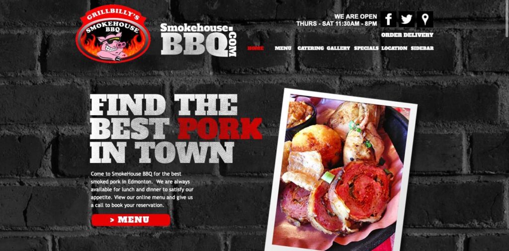 Smokehouse BBQ's Homepage