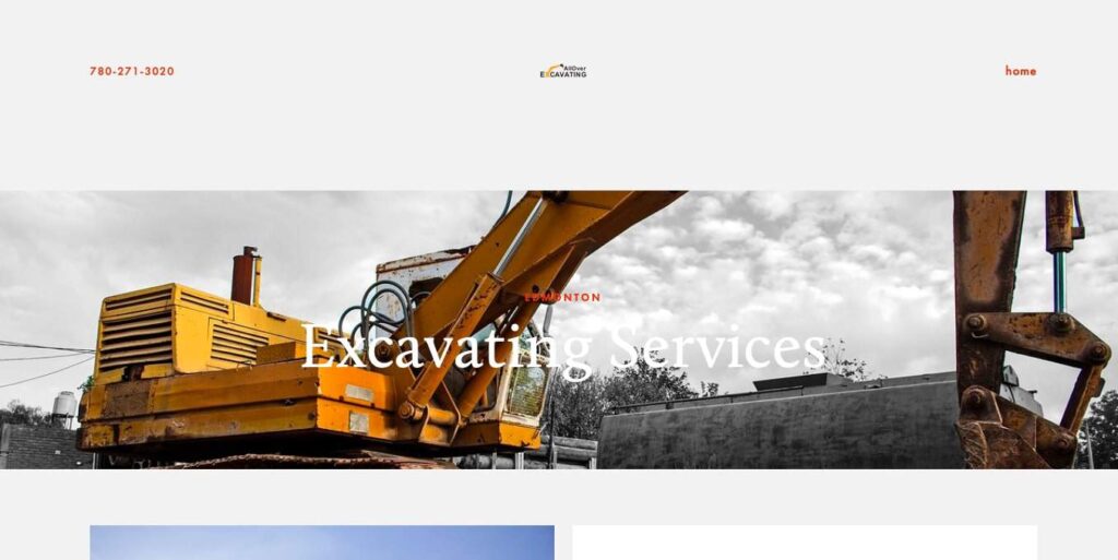 AllOver Excavating's Homepage