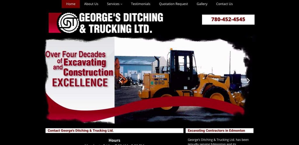 George’s Ditching & Trucking Ltd.'s Homepage
