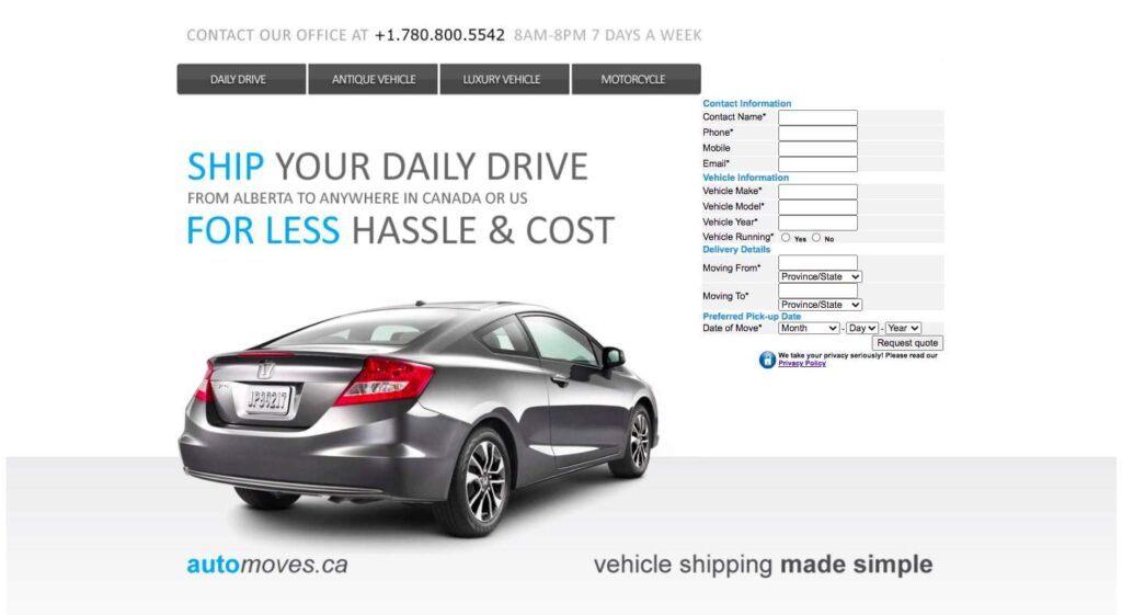 Auto Moves (Edmonton)'s Homepage