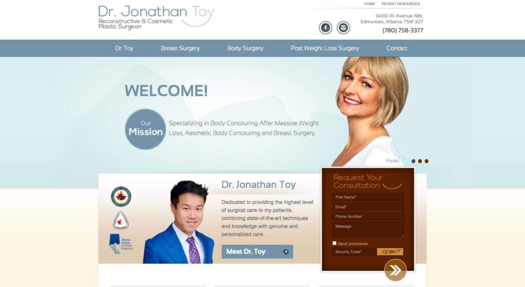 Plastic, Reconstructive & Cosmetic Surgeon's Homepage