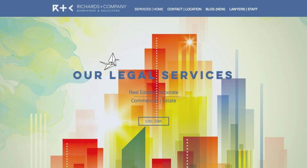 Darren Richards of Richards + Company's Homepage