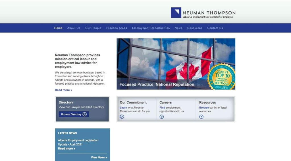 Craig W. Neuman,Q.C. of Neuman Thompson's Homepage