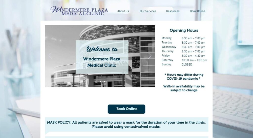 Windermere Plaza Medical Clinic's Homepage