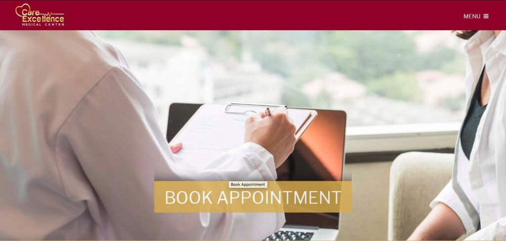 CareExcellence Medical Clinic's Homepage