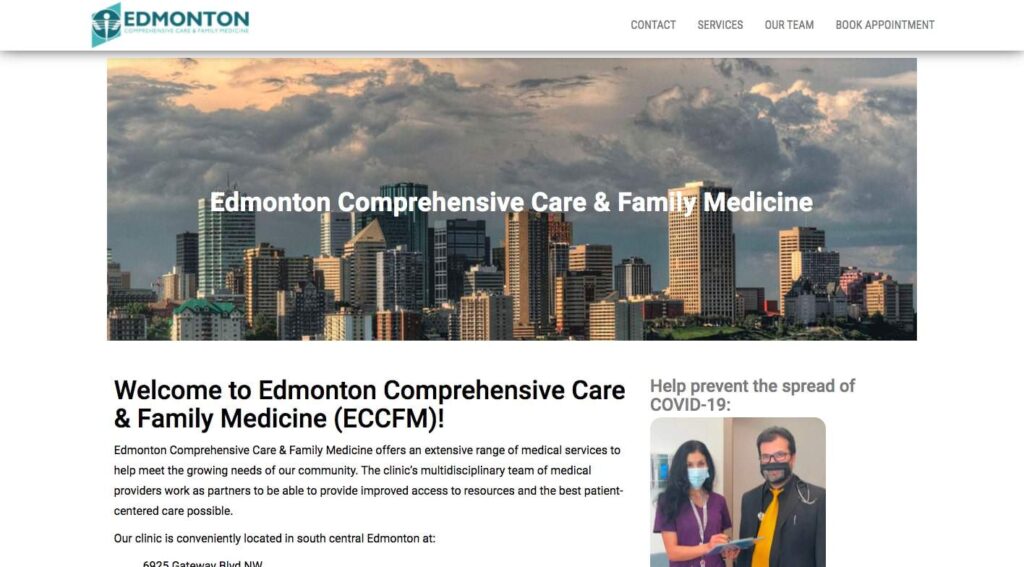 Edmonton Comprehensive Care & Family Medicine's Homepage