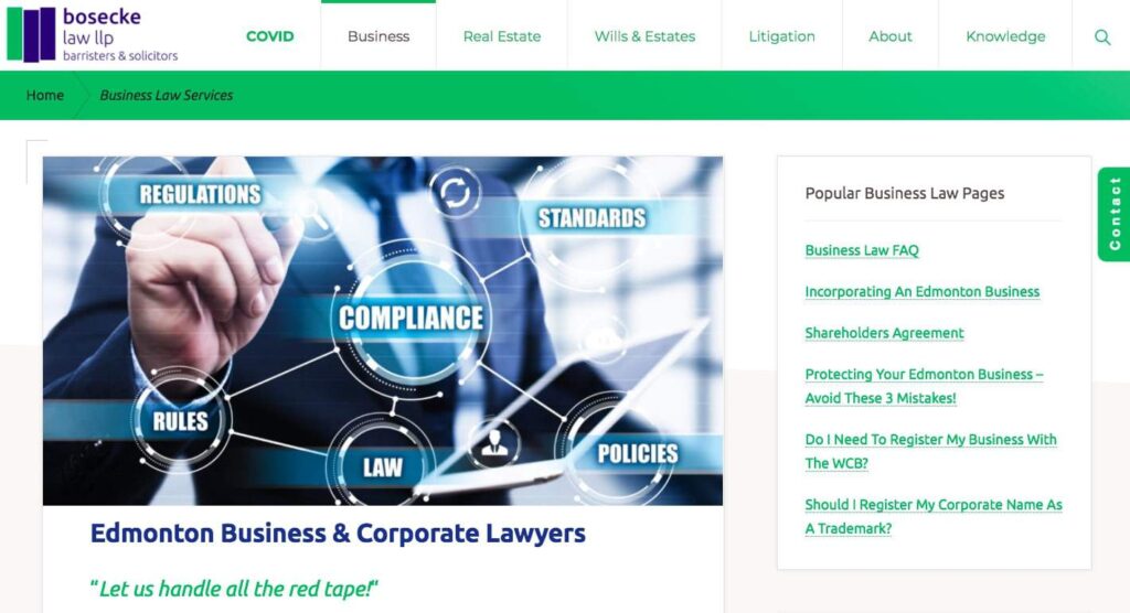 Charles Bosecke of Bosecke Law LLP's Homepage