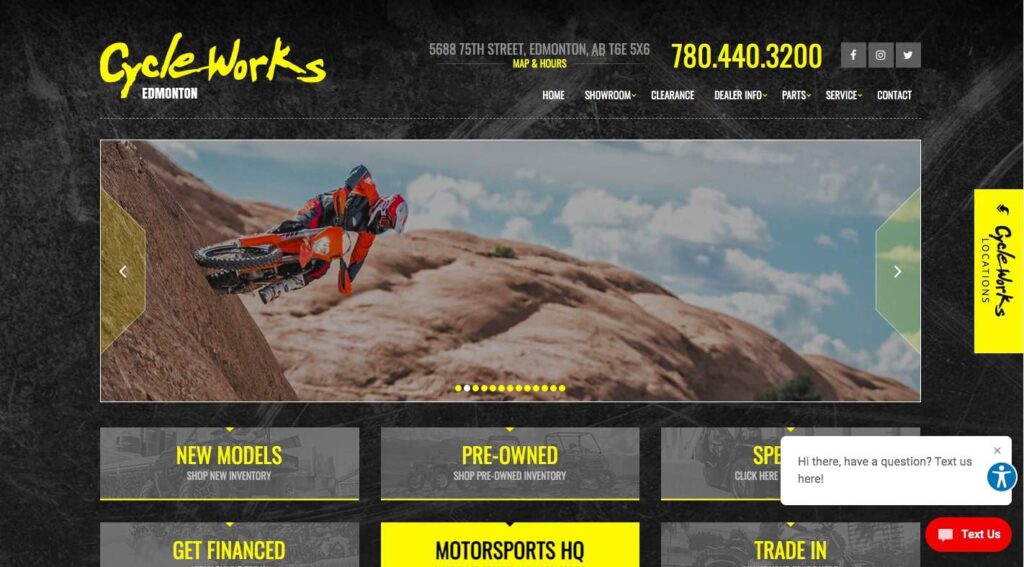 Cycle Works' Homepage