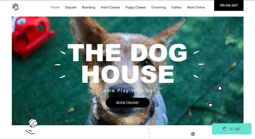 The Dog House Daycare's Homepage