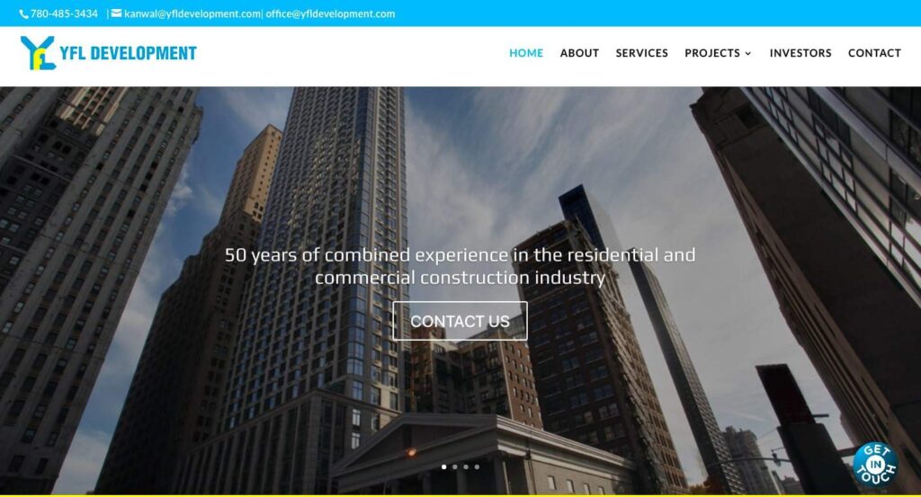 YFL Development Inc.'s Homepage