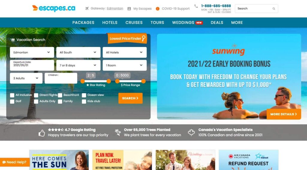 Escapes' Homepage