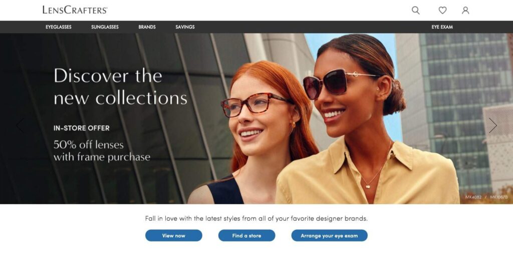 LensCrafters' Homepage