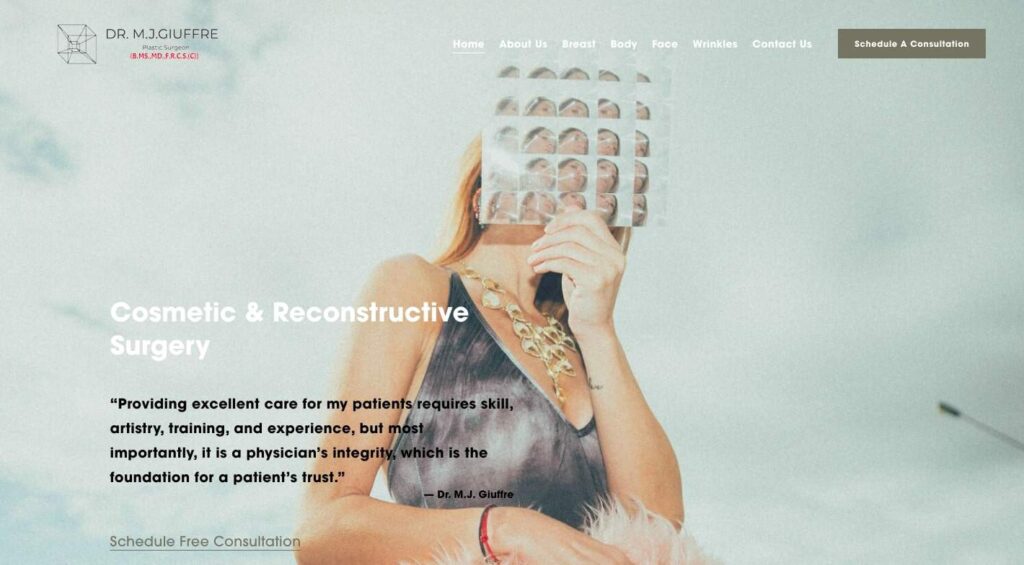 Dr. Giuffre Plastic Surgery's Homepage