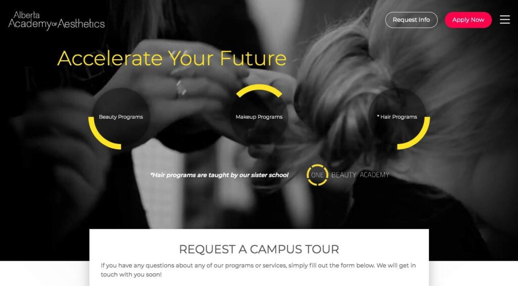 Alberta Academy of Aesthetics' Homepage
