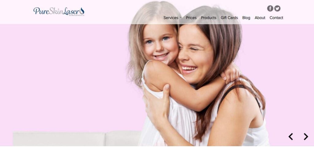Pure Skin Laser & Aesthetics' Homepage
