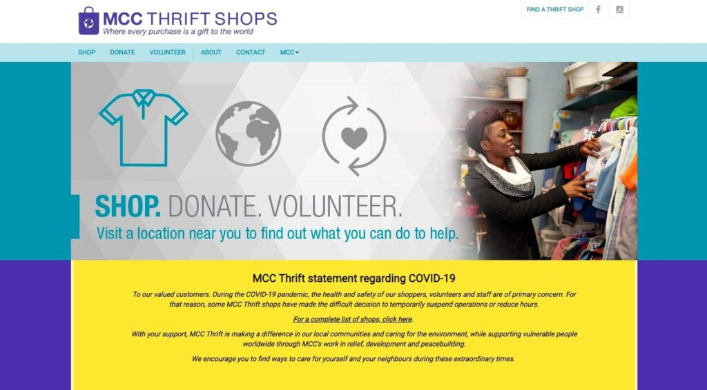 MCC Thrift Shop's Homepage