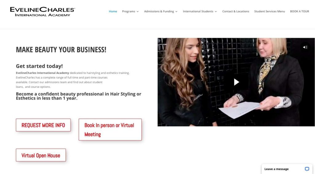 Eveline Charles International Academy's Homepage