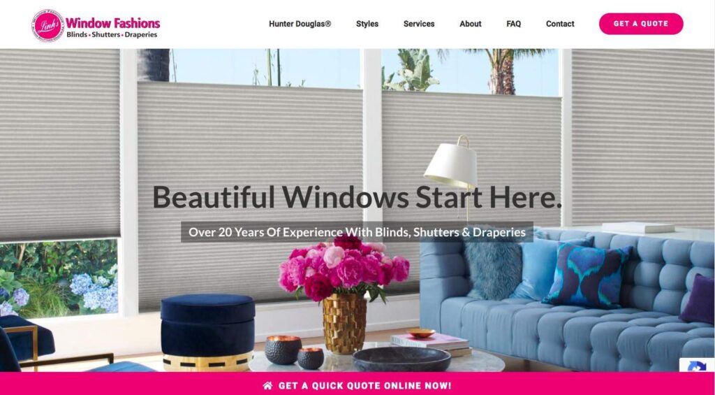 Linh’s Window Fashions' Homepage