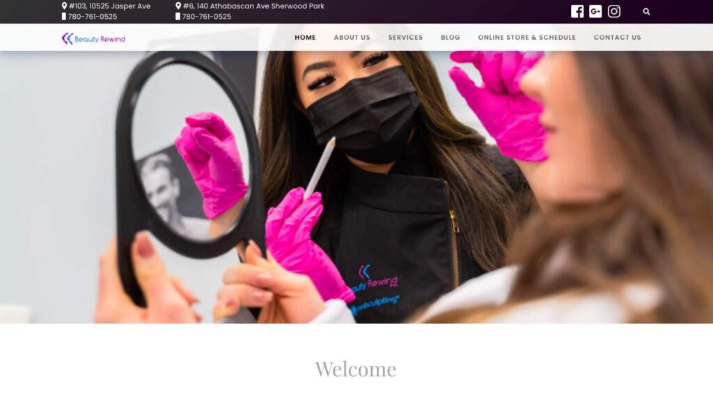 Beauty Rewind's Homepage
