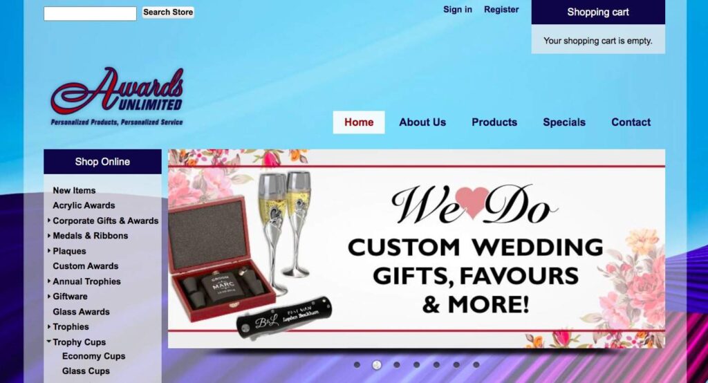 Awards Unlimited's Homepage