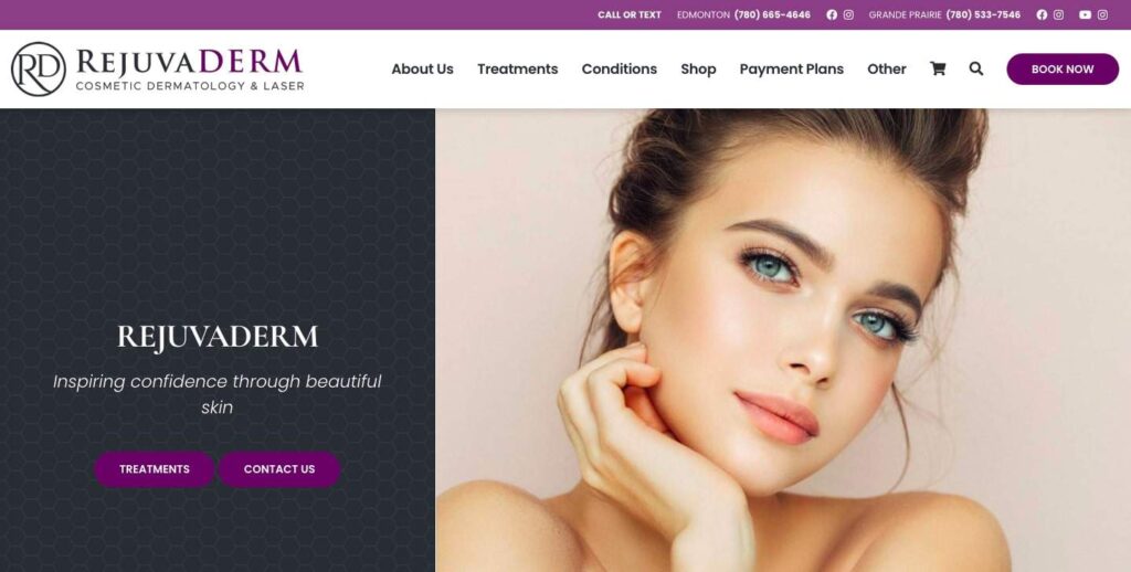 RejuvaDerm Cosmetic Dermatology & Laser's Homepage